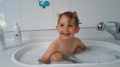 Babyroom met lekker kinderbad Babyroom